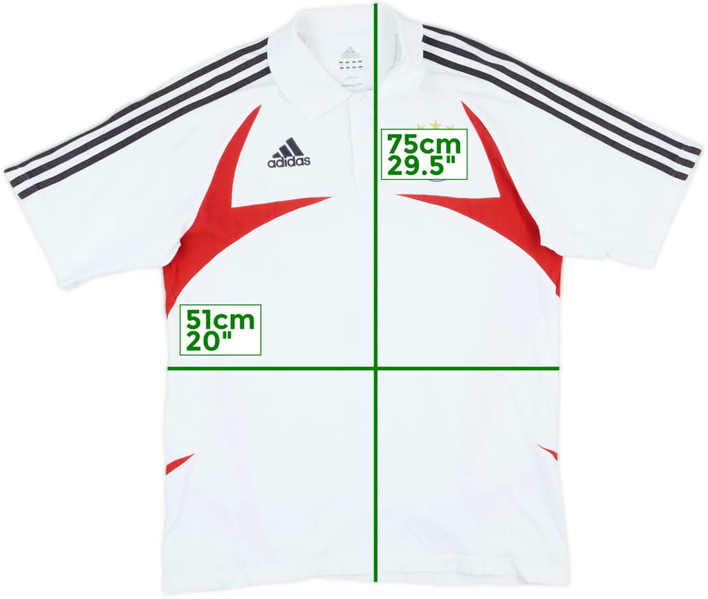2007-08 Bayern Munich adidas Polo Shirt - 8/10 - (M/L)