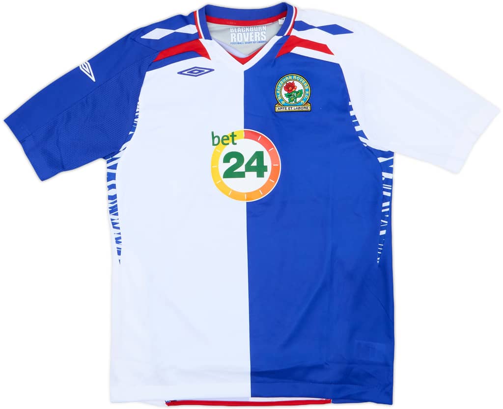 2007-08 Blackburn Home Shirt - 8/10 - (XL.Boys)