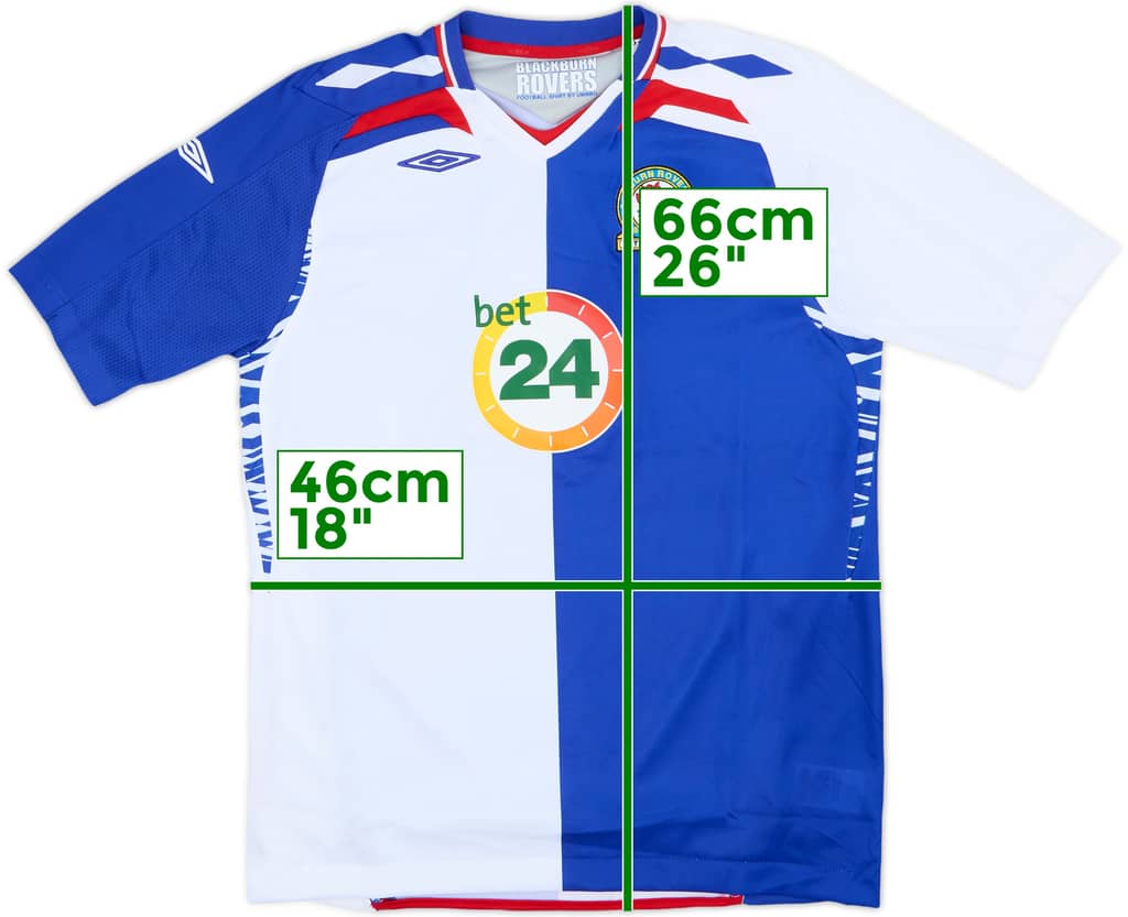 2007-08 Blackburn Home Shirt - 8/10 - (XL.Boys)