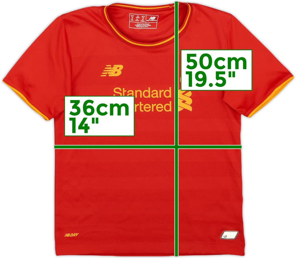 2016-17 Liverpool Home Shirt - 8/10 - (6-7 Years)