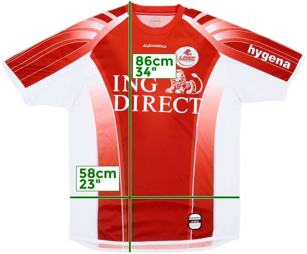 2002-03 Lille Home Shirt - 8/10 - (XL)