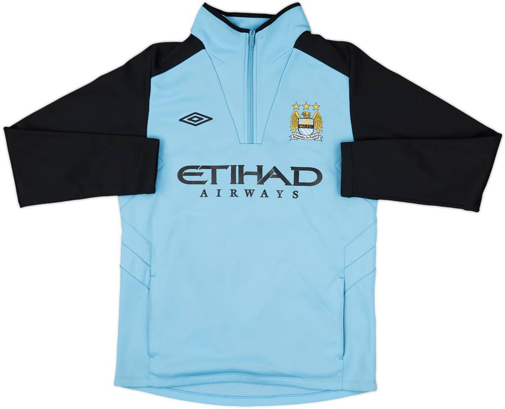 2012-13 Manchester City Umbro 1/4 Zip Drill Top - 8/10 - (M)