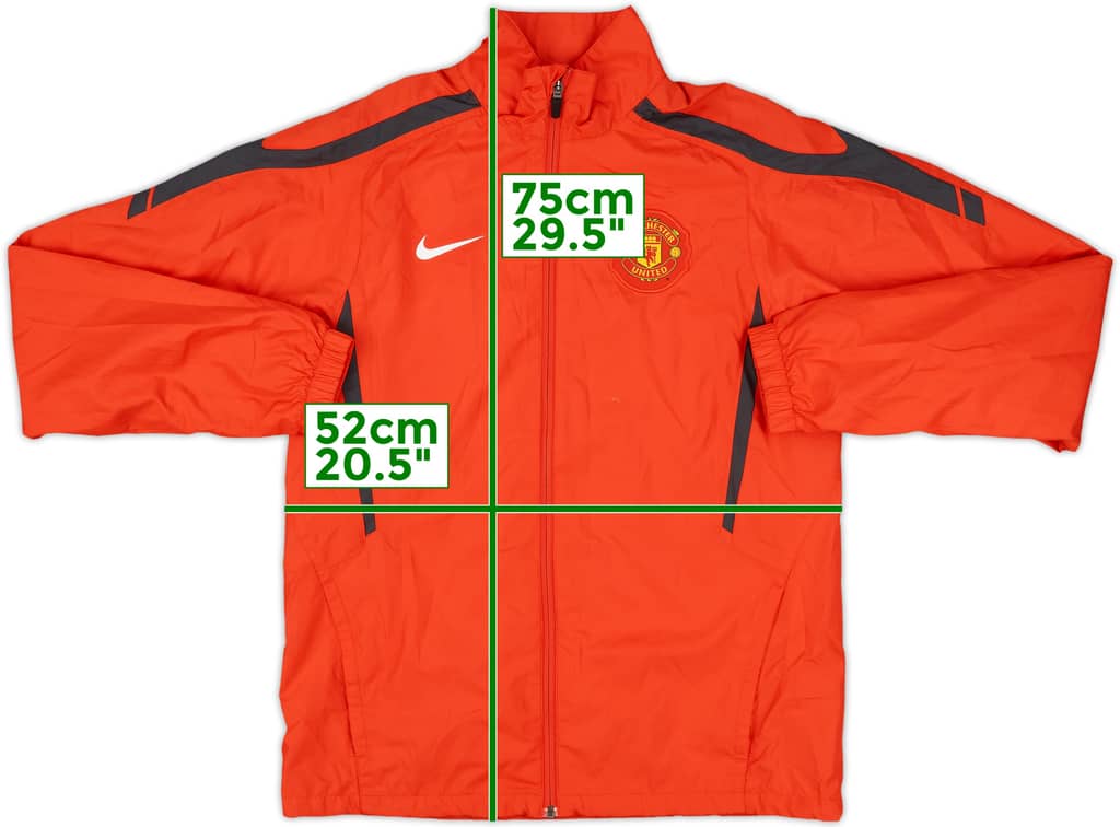 2010-11 Manchester United Nike Track Jacket - 8/10 - (S)