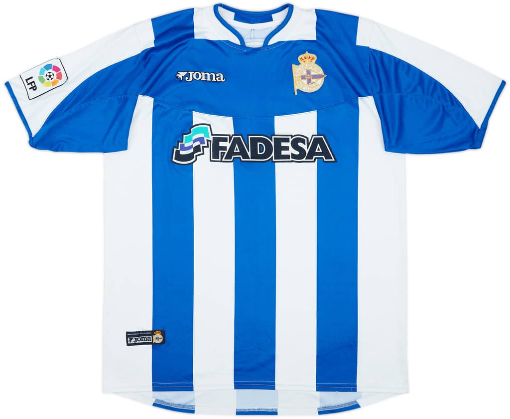 2003-04 Deportivo de La Coruna Home Shirt - 7/10 - (XL)