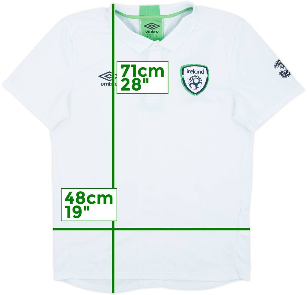 2016-17 Ireland Umbro Polo Shirt - 9/10 - (M)