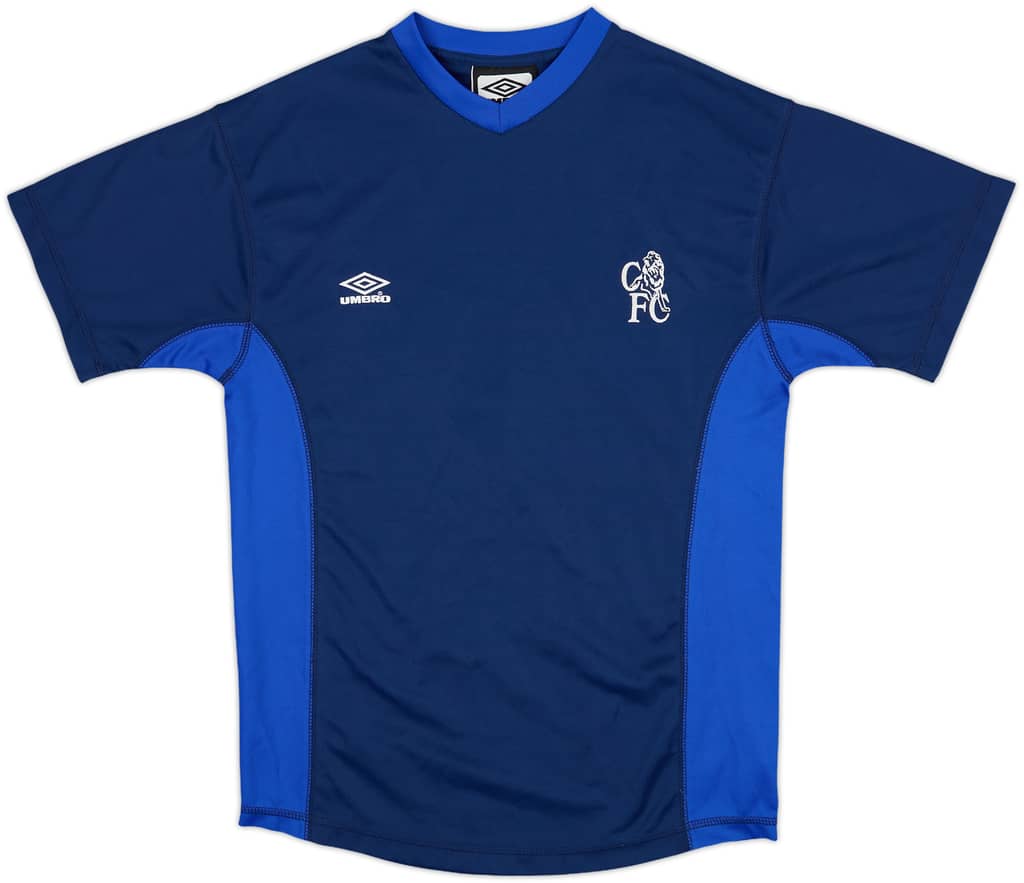 2000-01 Chelsea Umbro Training Shirt - 9/10 - (Y)