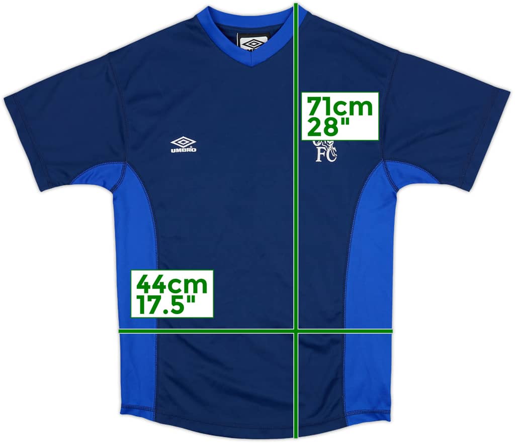2000-01 Chelsea Umbro Training Shirt - 9/10 - (Y)