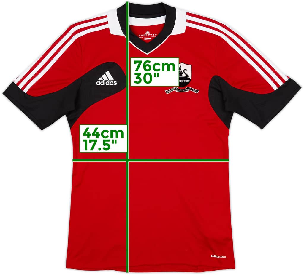 2012-13 Swansea adidas Training Shirt - 10/10 - (S)