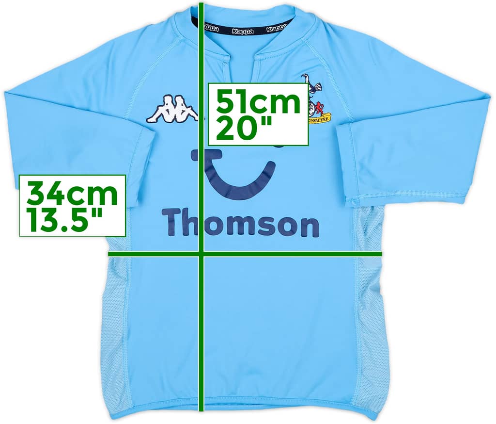 2003-04 Tottenham Away L/S Shirt - 9/10 - (Women's S)