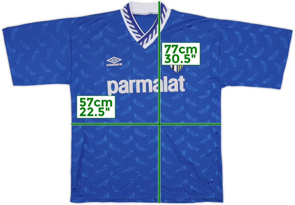 1990-91 Parma Umbro Training Shirt - 6/10 - (L)