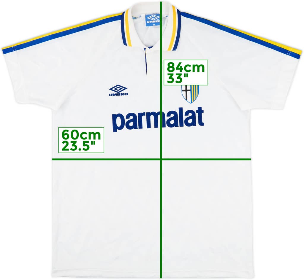 1992-93 Parma Home Shirt - 8/10 - (XL)