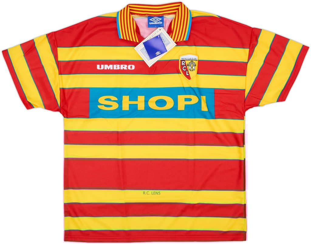 1996-97 Lens Home Shirt (L)