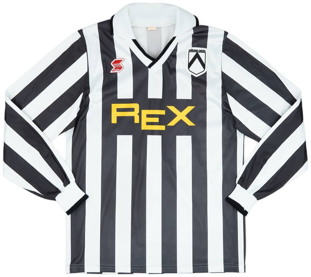 1989-90 Udinese Home L/S Shirt #10 - 5/10 - (XL)