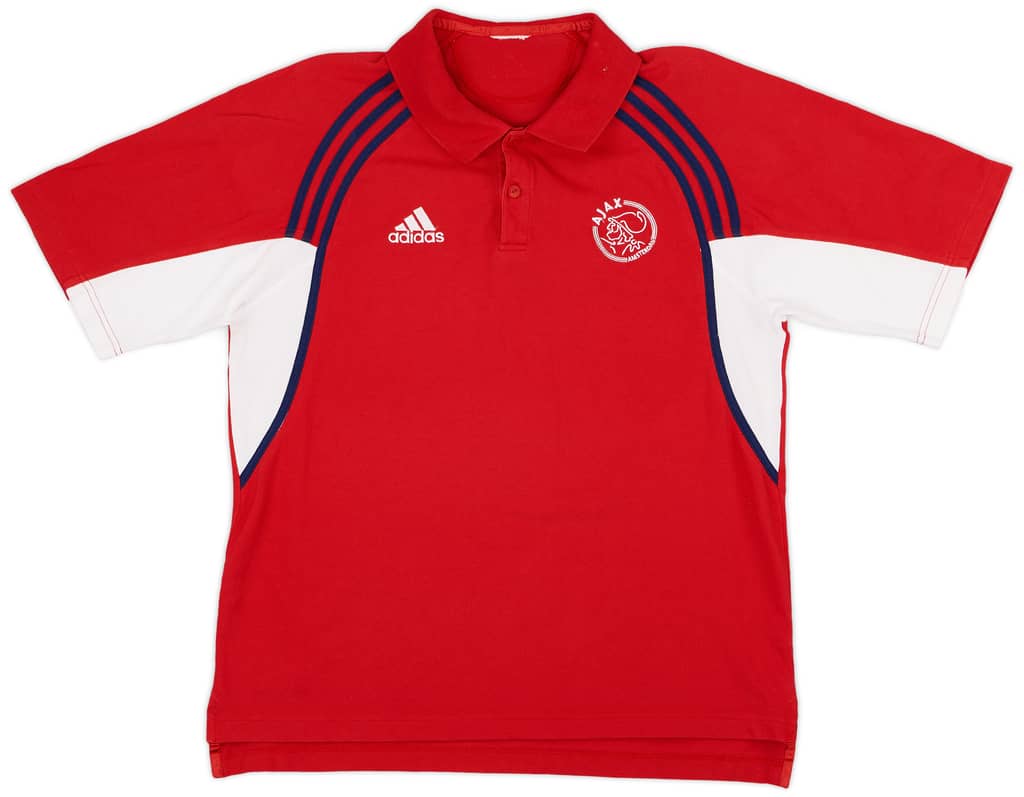 2000-01 Ajax adidas Polo Shirt - 9/10 - (XL)