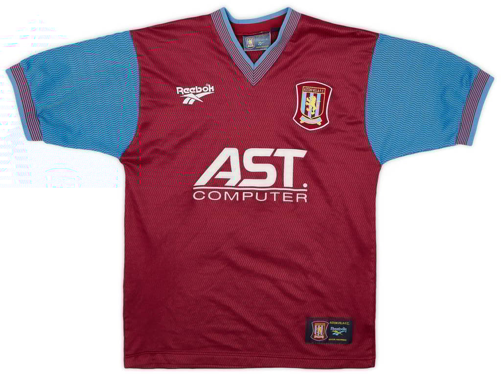 1997-98 Aston Villa Home Shirt Ehiogu #5 - 9/10 - (S)