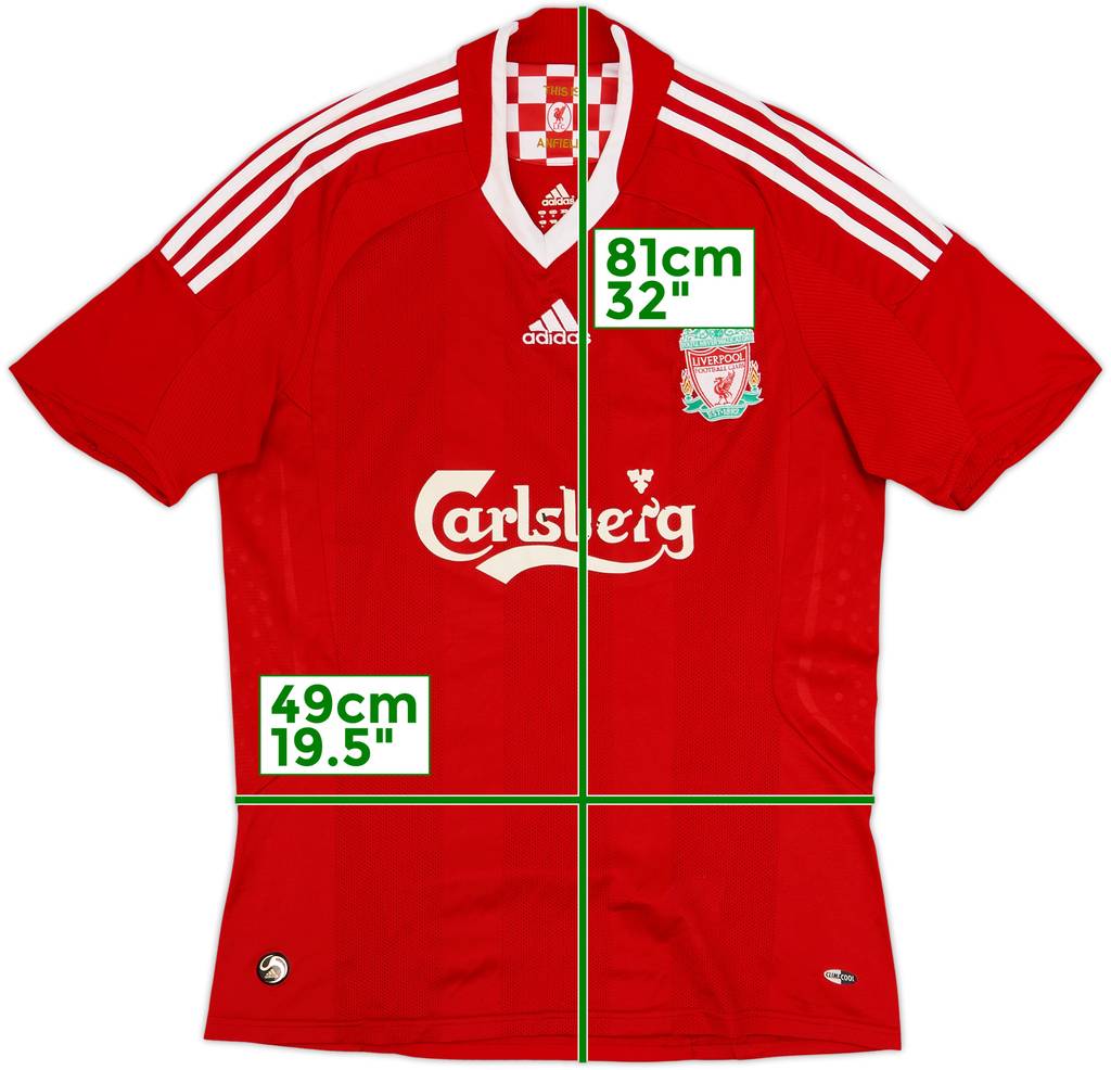2008-10 Liverpool Home Shirt - 5/10 - (M)