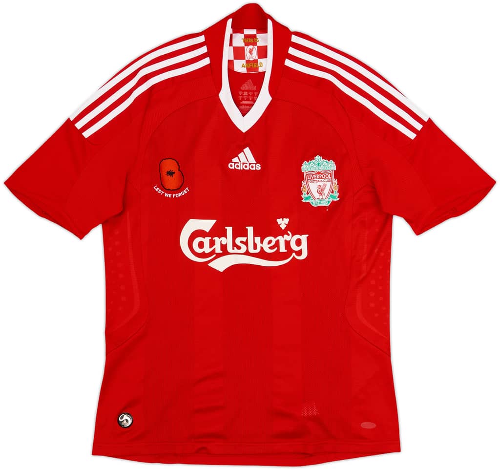 2008-10 Liverpool Home Shirt - 8/10 - (S)