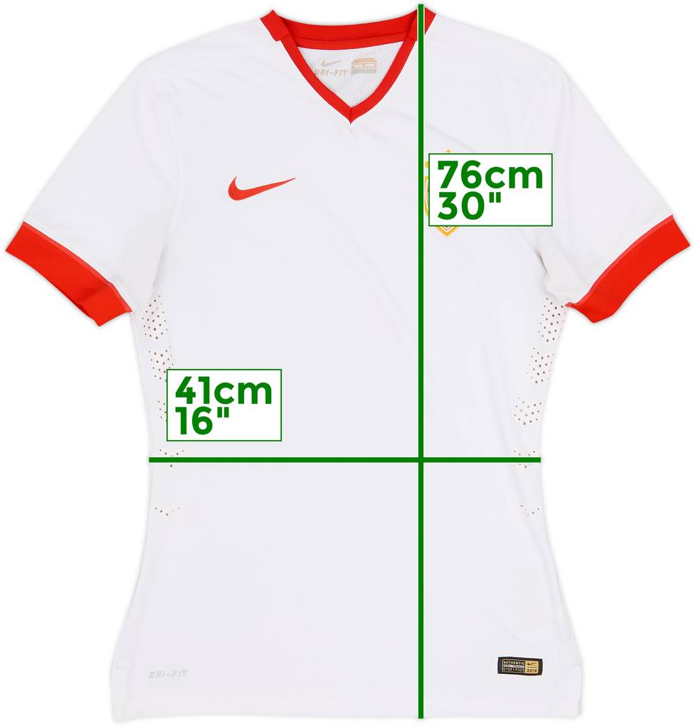 Camiseta versión jugador de la tercera equipación del Monaco 2014-15 - 7/10 - (M)
