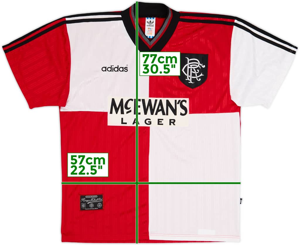 1995-96 Rangers Away Shirt - 8/10 - (L)