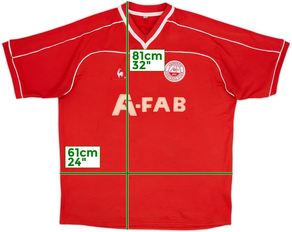 2002-04 Aberdeen Home Shirt - 7/10 - (XL)