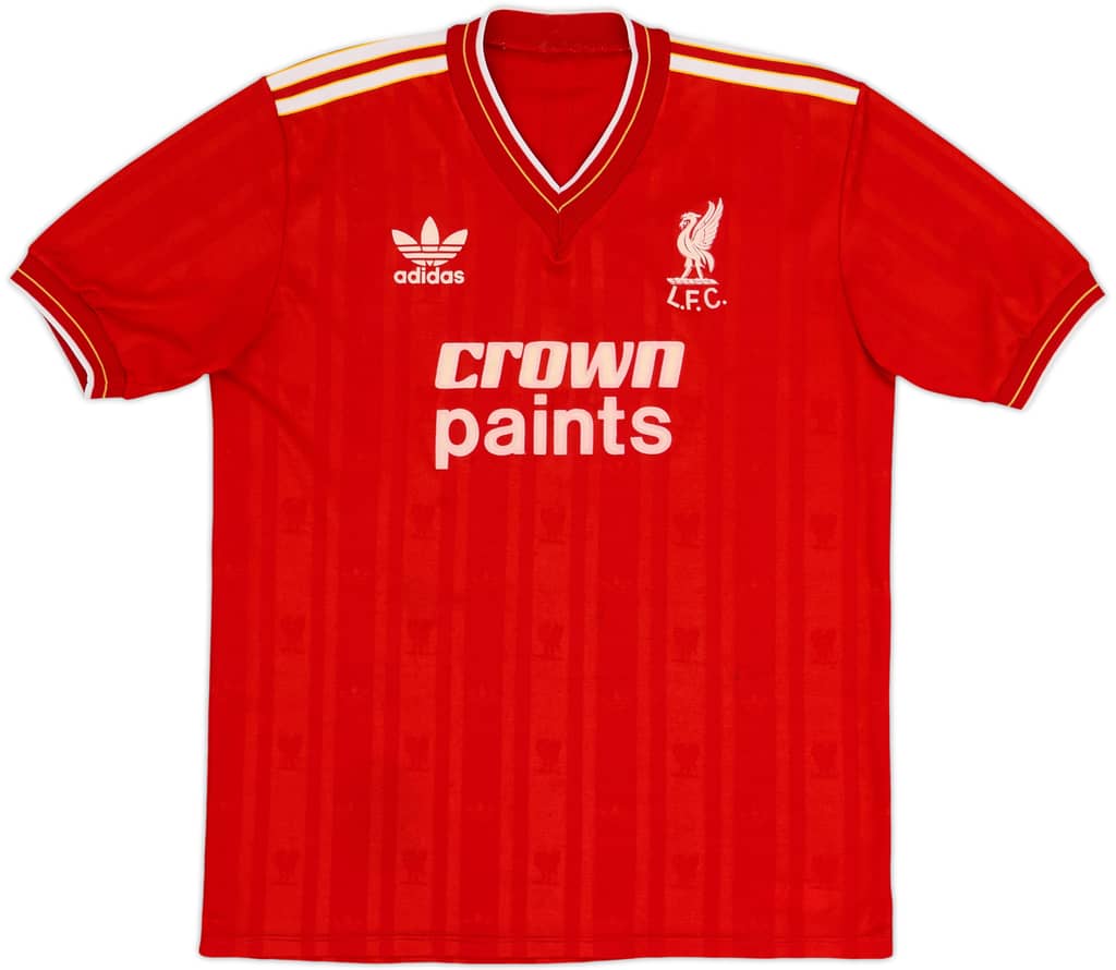 1985-87 Liverpool Home Shirt - 9/10 - (M)