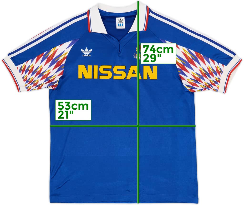1992-93 Yokohama Marinos Home Shirt - 6/10 - (L)