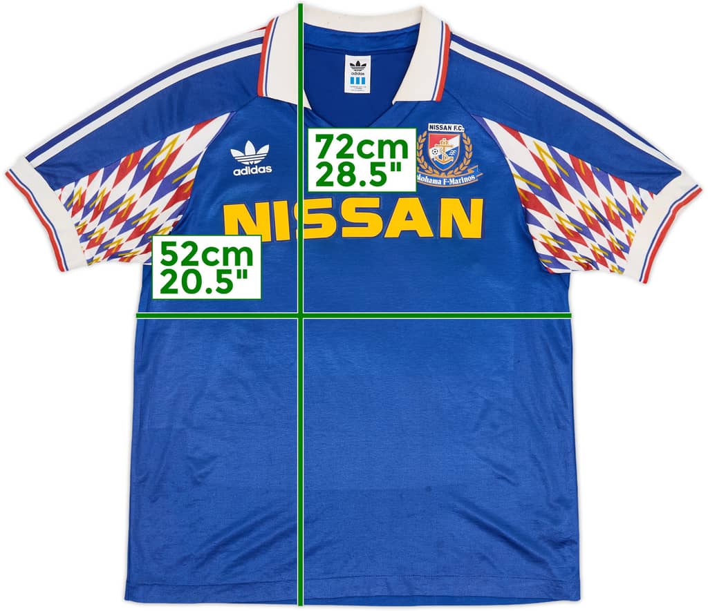 1992-93 Yokohama Marinos Home Shirt - 8/10 - (M/L)