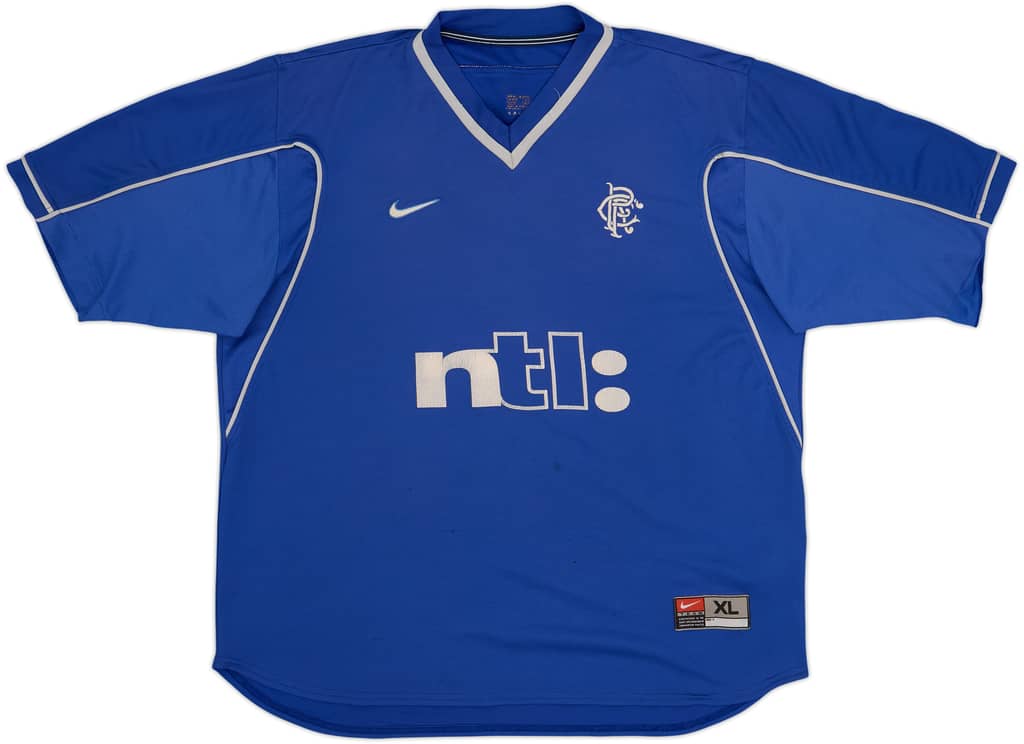 1999-01 Rangers Home Shirt - 4/10 - (XL)