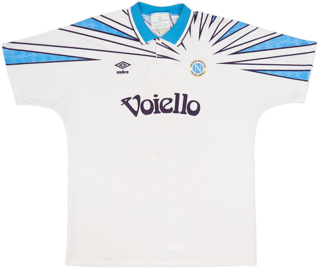 1991-93 Napoli Away Shirt - 7/10 - (XL)