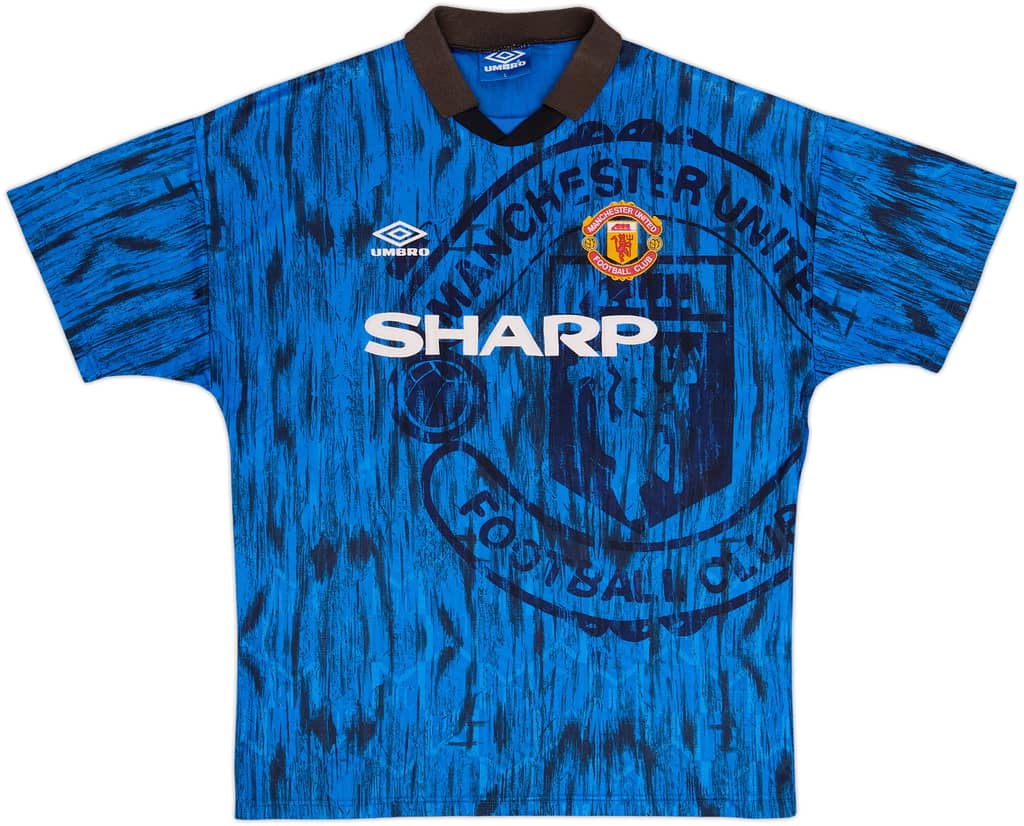 1992-93 Manchester United Away Shirt - 9/10 - (L)