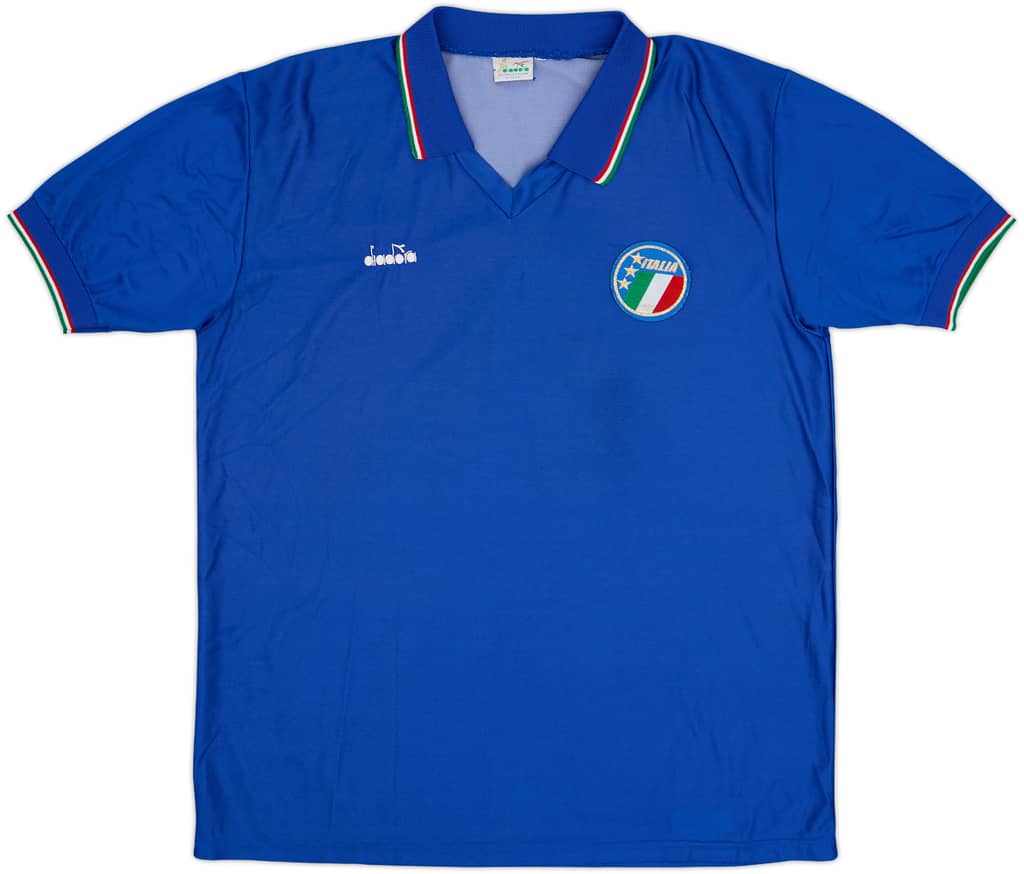 1986-91 Italy Home Shirt - 9/10 - (XL)