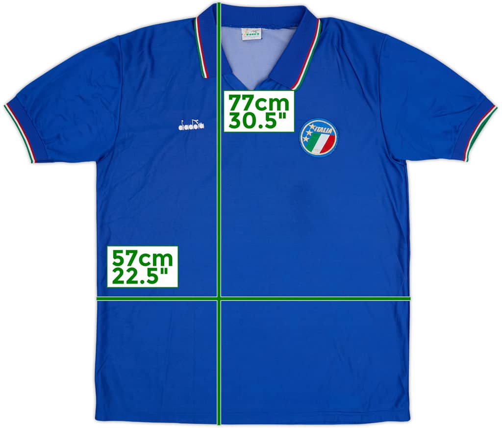 1986-91 Italy Home Shirt - 9/10 - (XL)