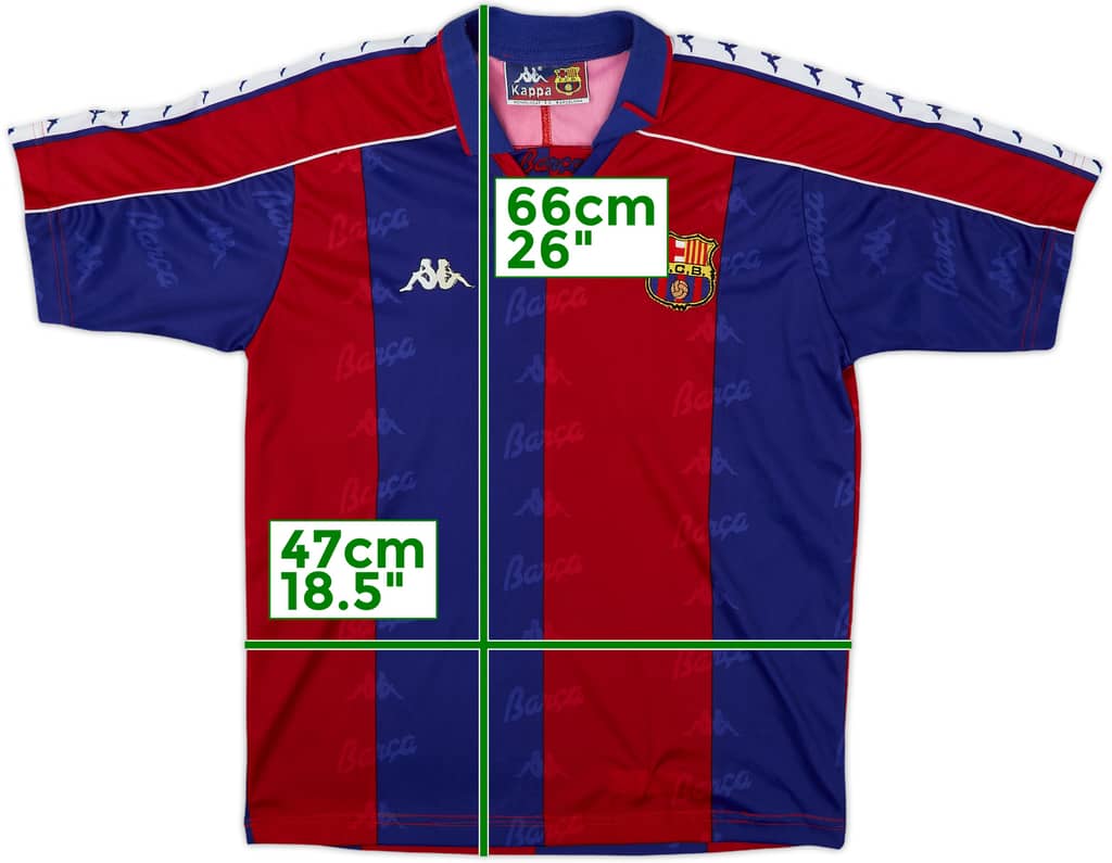 1992-95 Barcelona Home Shirt - 8/10 - (S)