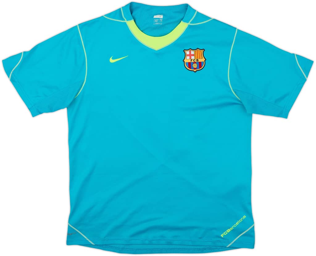 2007-08 Barcelona Nike Training Shirt - 8/10 - (L)