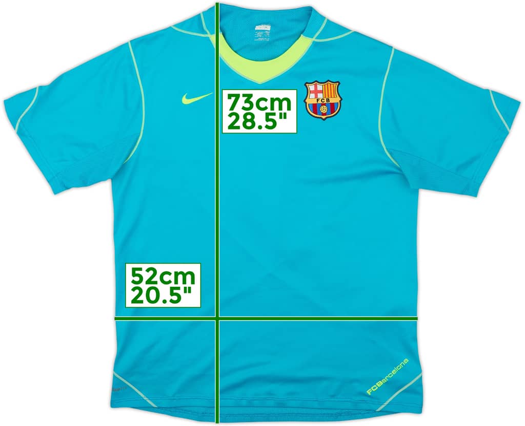 2007-08 Barcelona Nike Training Shirt - 8/10 - (L)