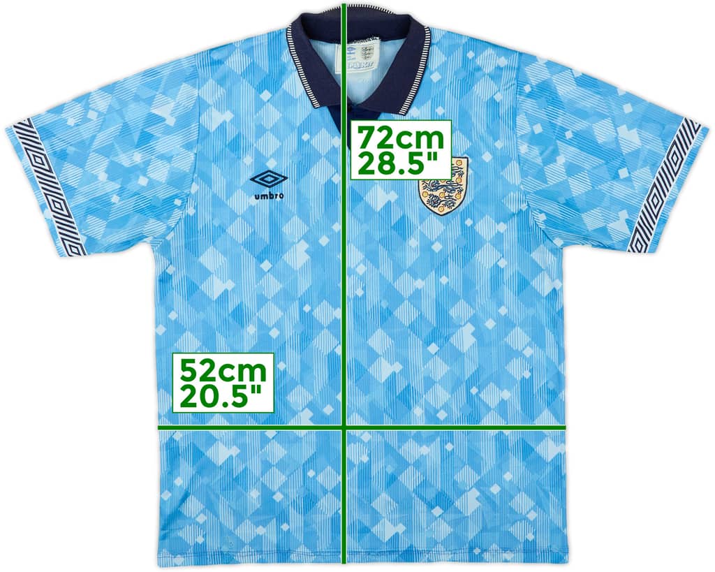 1990-92 England Third Shirt - 6/10 - (L)