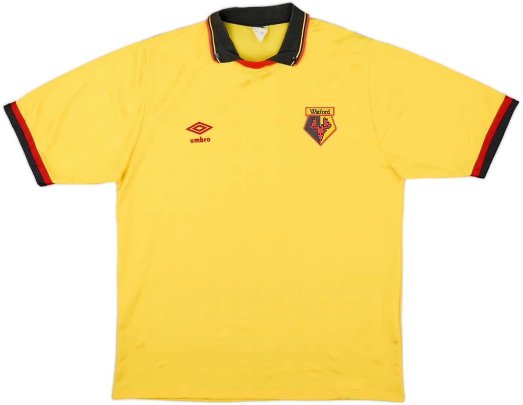 1989-91 Watford Home Shirt - 8/10 - (L)