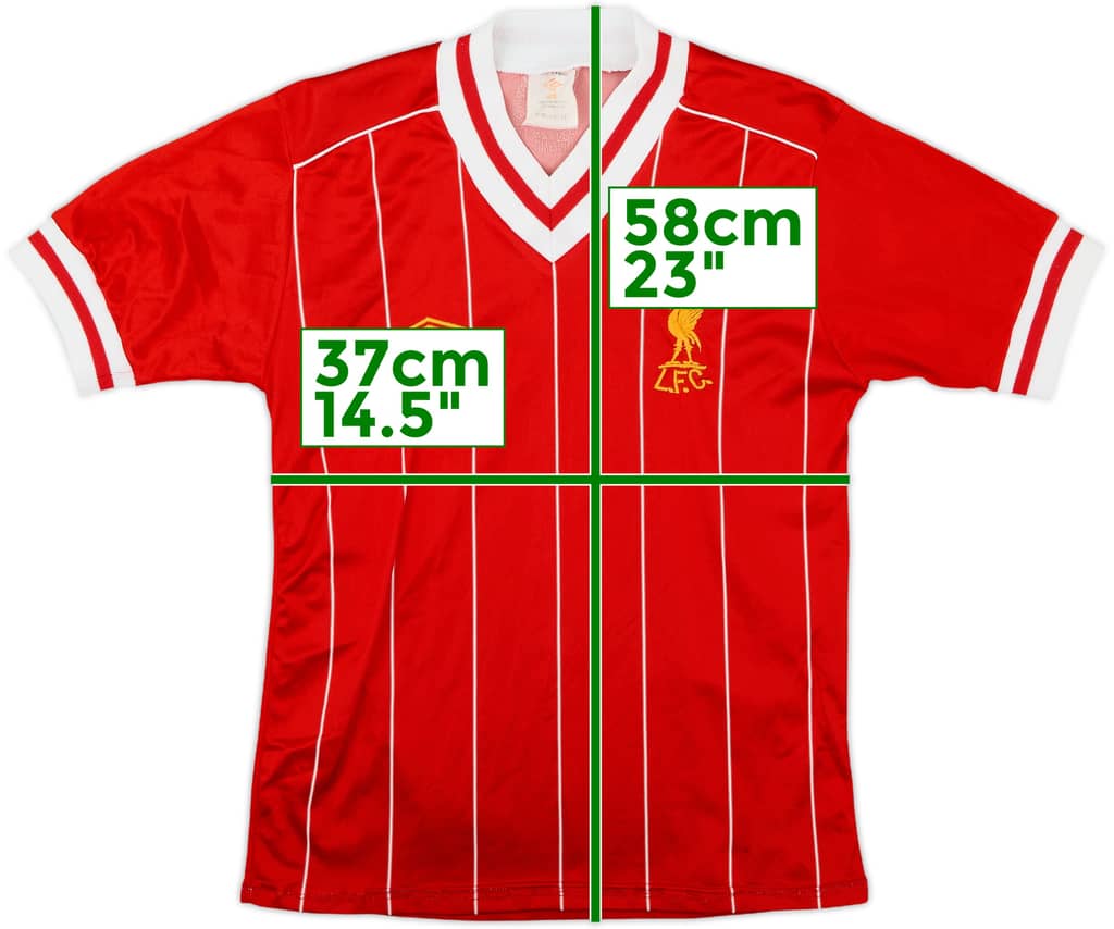 1982-85 Liverpool Home Shirt - 8/10 - (L.Boys)