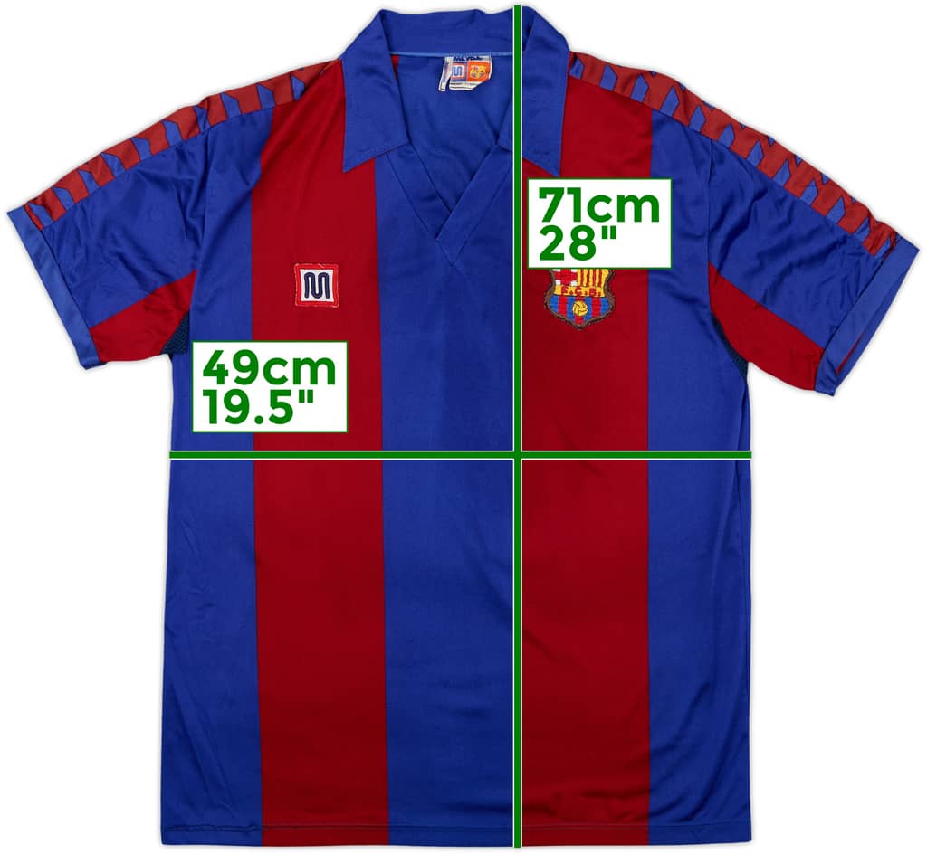 1984-89 Barcelona Home Shirt - 8/10 - (M)