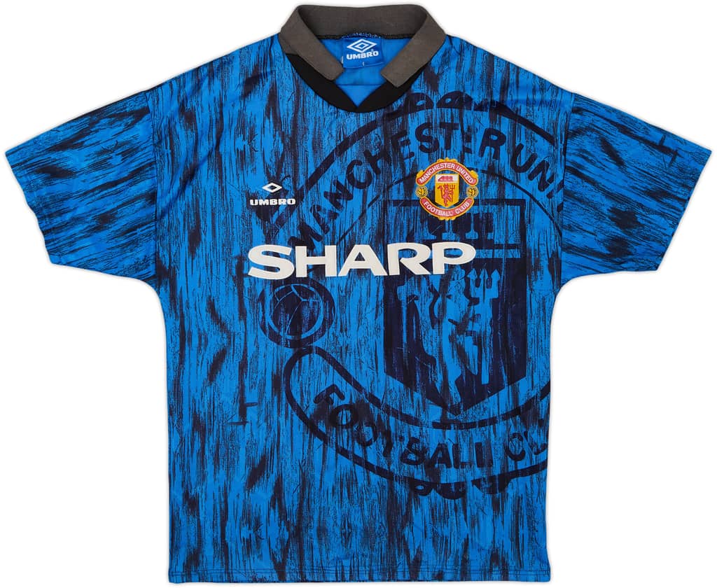 1992-93 Manchester United Away Shirt - 5/10 - (S)