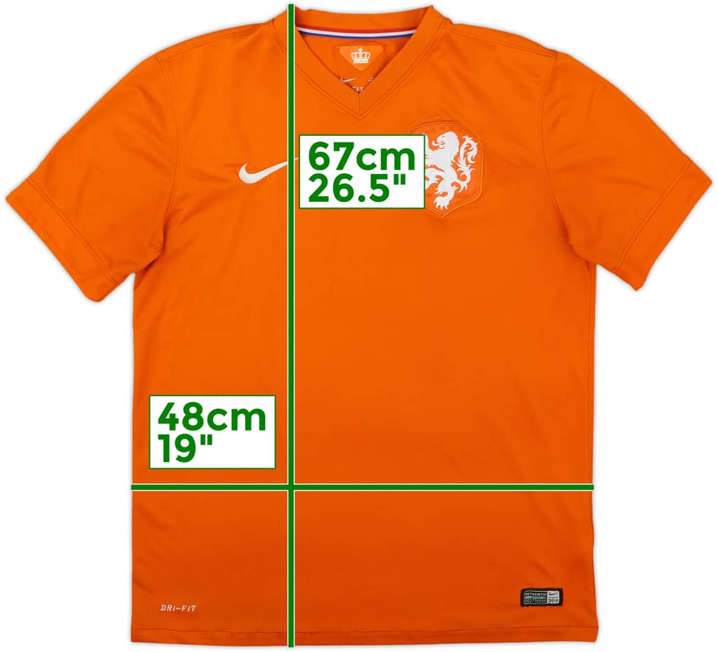 2014-15 Netherlands Home Shirt - 8/10 - (M)