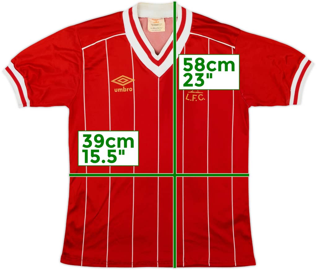 1982-85 Liverpool Camiseta Local - 8/10 - (Niños Grandes)