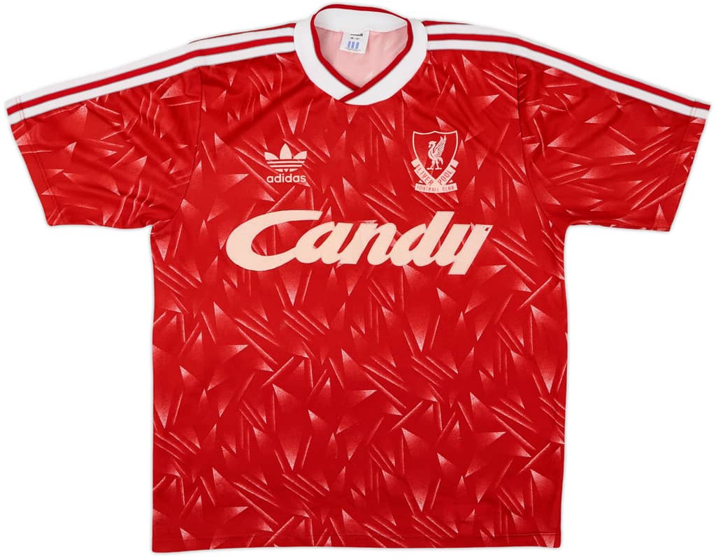 1989-91 Liverpool Camiseta de local - 6/10 - (M)