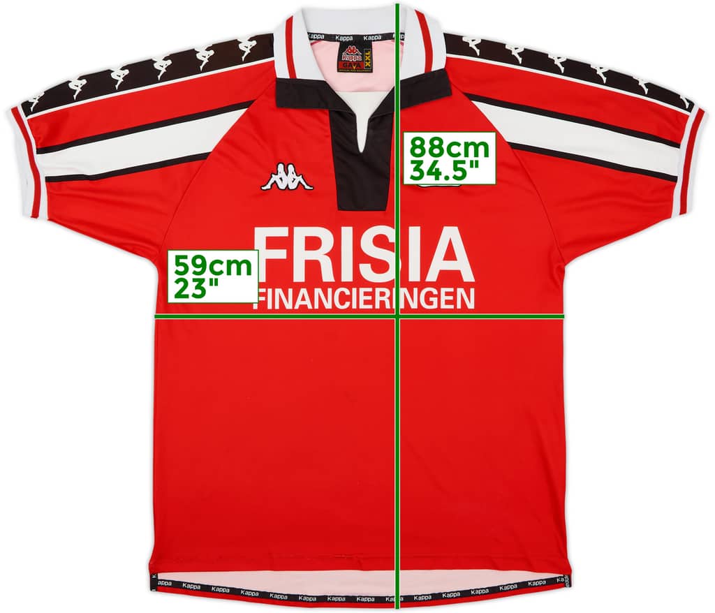 Camiseta de local del AZ Alkmaar 1998-99 - 7/10 - (XXL)