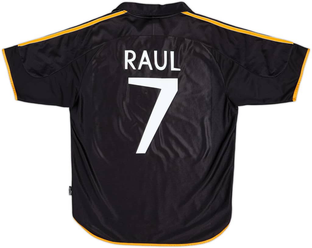 1999-01 Real Madrid Away Shirt Raul #7 - 7/10 - (L)
