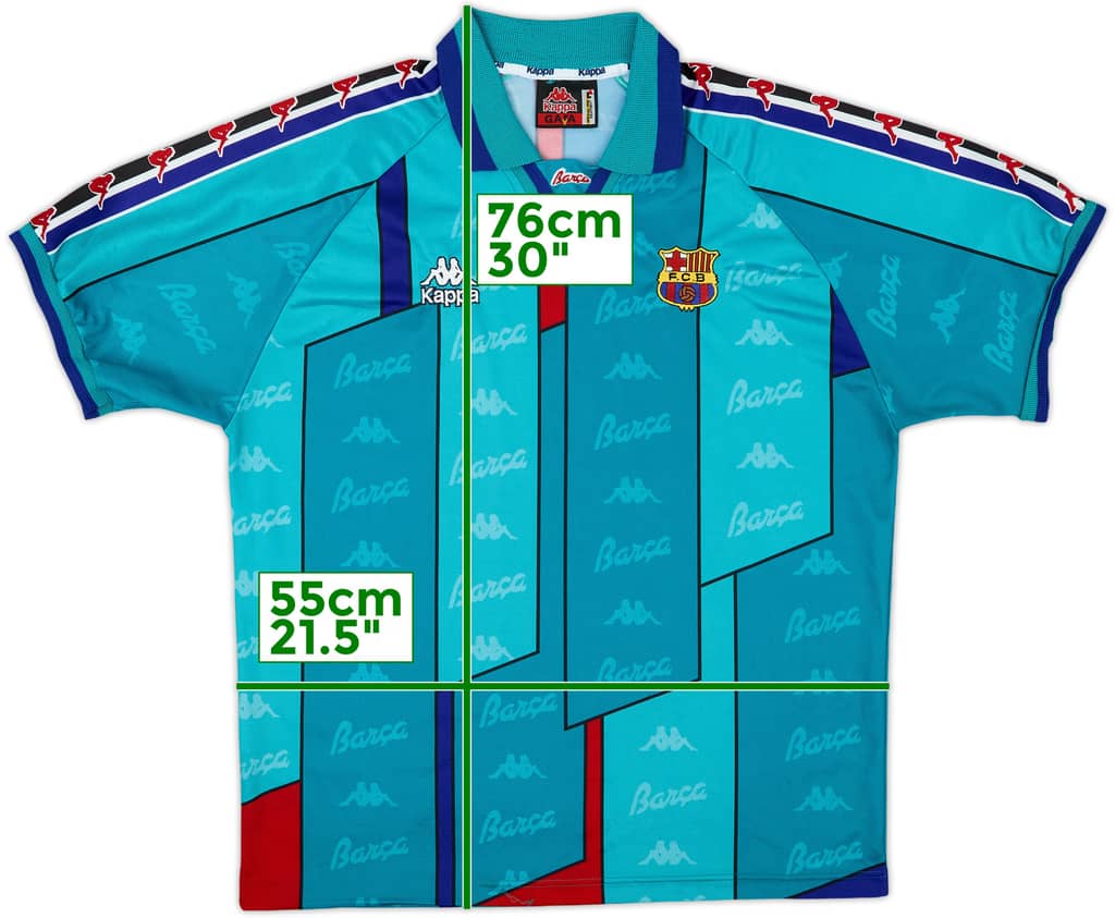 1995-97 Barcelona Away Shirt - 9/10 - (L)
