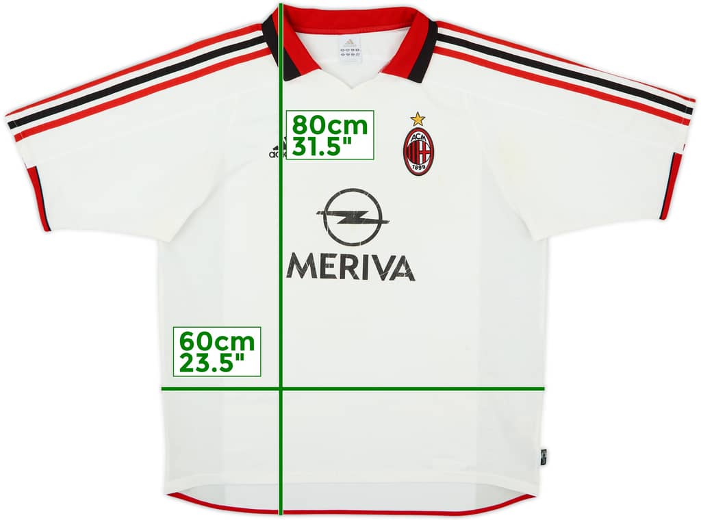 2003-04 AC Milan Away Shirt - 5/10 - (XL)
