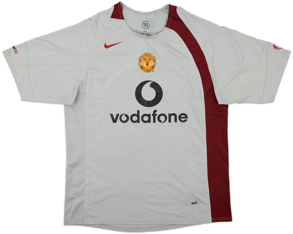 2004-05 Manchester United Nike Training Shirt - 9/10 - (M)