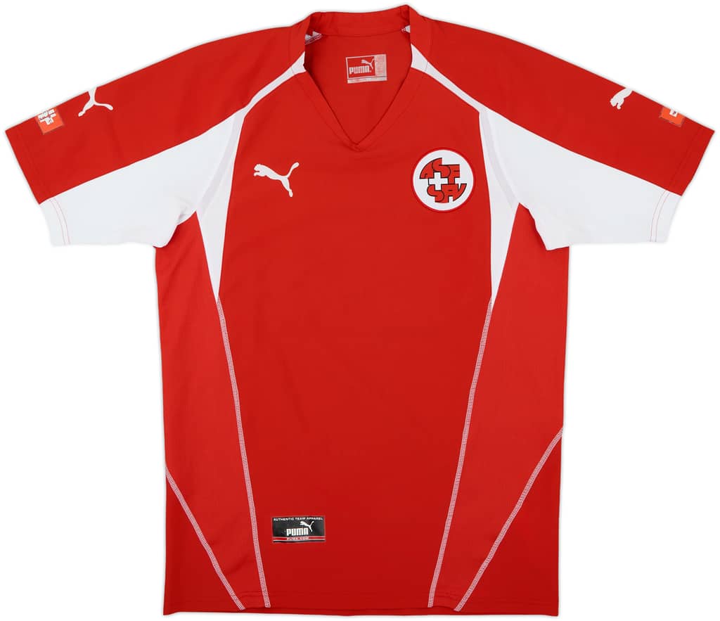2004-06 Switzerland Home Shirt - 7/10 - (M)