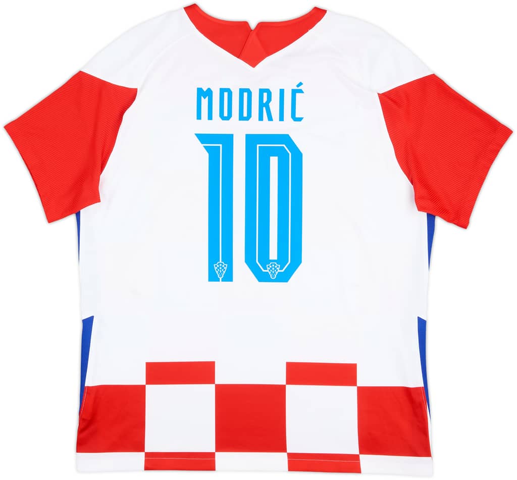2020-21 Croacia Camiseta Local Modric #10 - 8/10 - (XL)